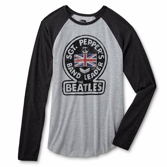 The Beatles Sg. Pepper's classic rock Official Band Raglan T-shirt M NWT - Picture 1 of 2